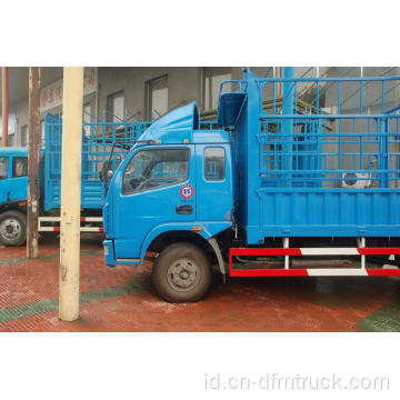 6 Roda Dongfeng Cargo Truck Lattice Truck